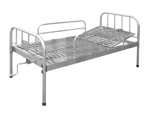 E17A全不銹鋼病床(全不銹鋼、單搖）