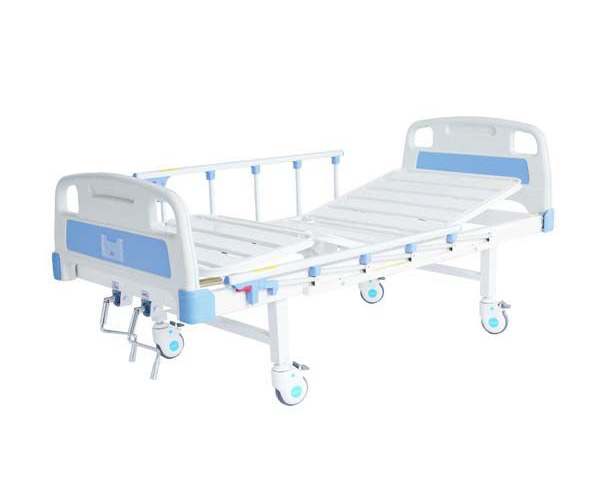 E12二功能護(hù)理床  (四角剎車、五檔護(hù)欄、條式床面）